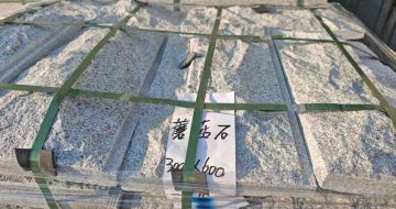 广元芝麻白蘑菇石，自然面