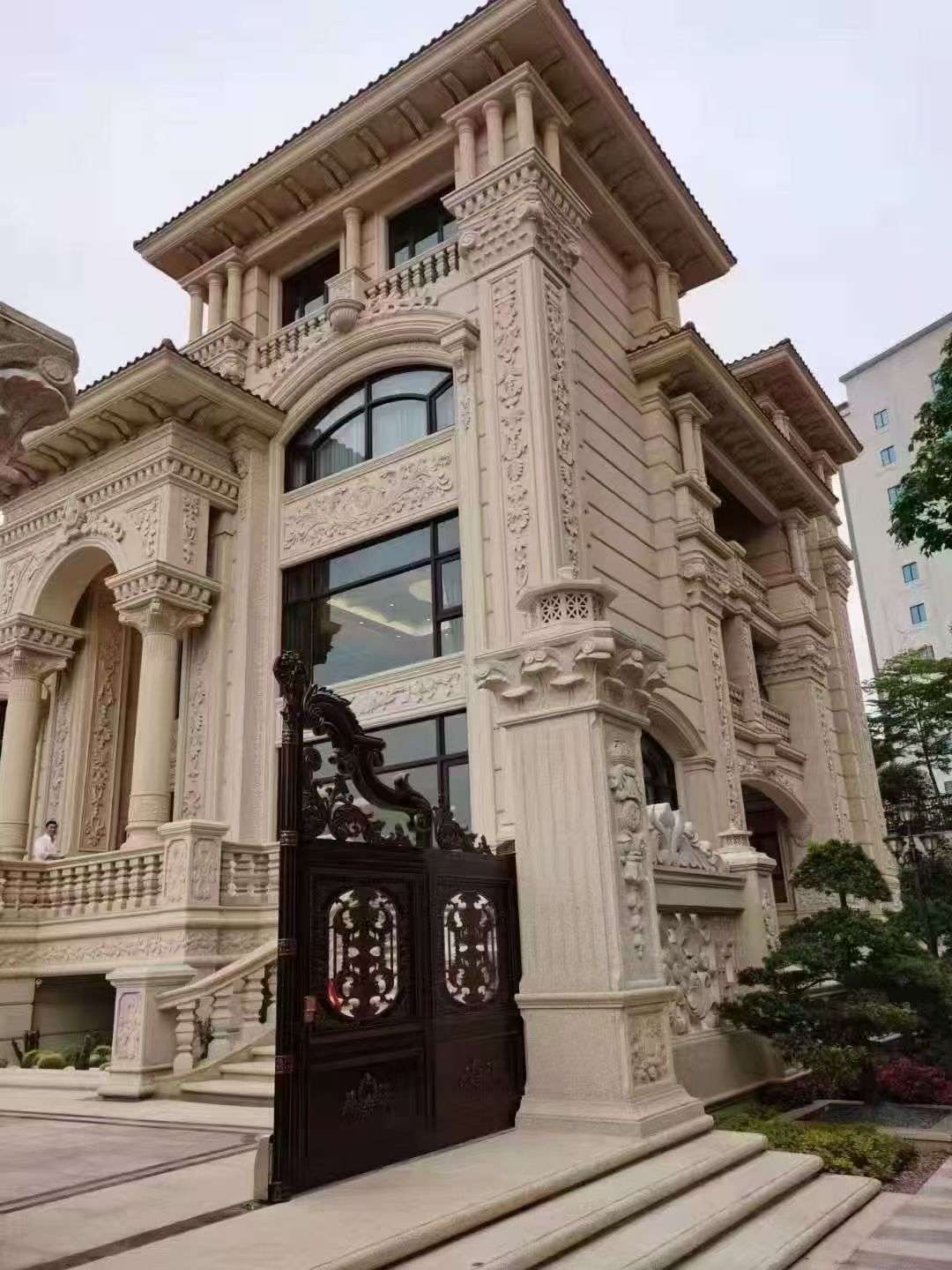 广元黄金麻别墅外墙异形定制