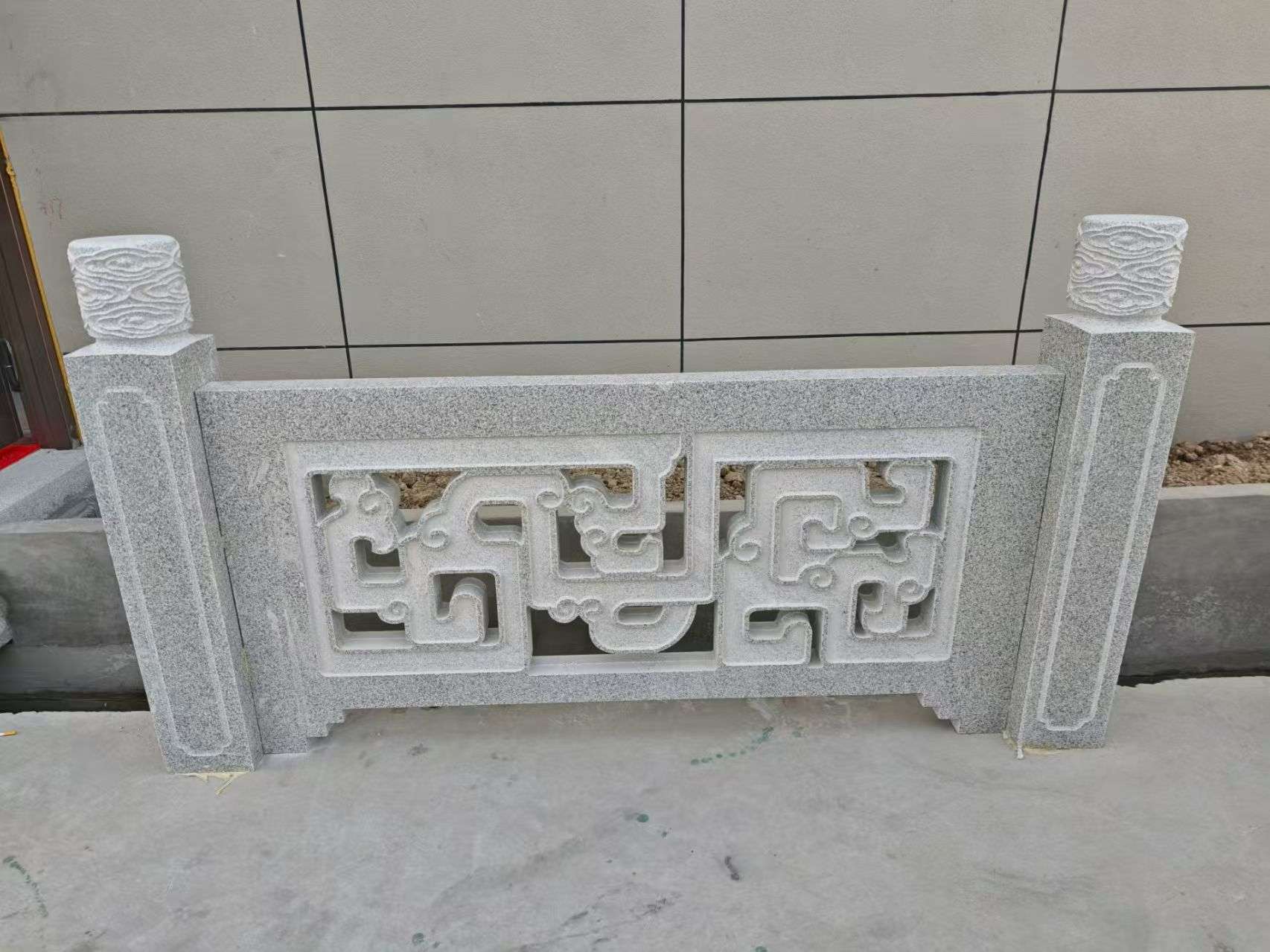 广元芝麻白河道栏杆 桥栏杆